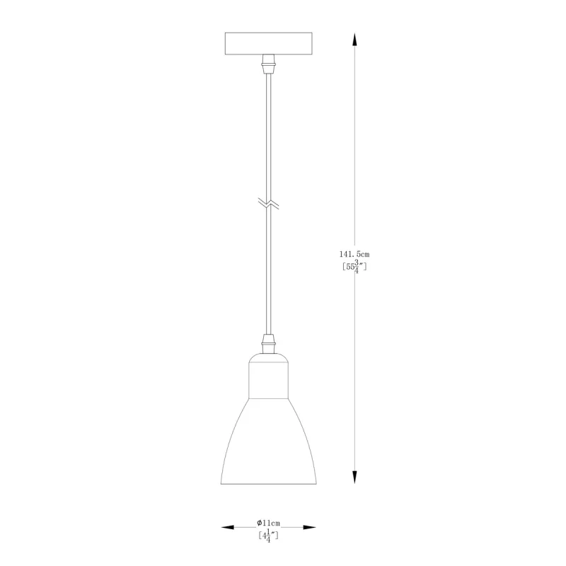 Pendul MORA A8102-1 Zumaline E27, Negru, Polonia