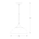 Pendul SARDA A8134 Zumaline E27, Negru, Polonia