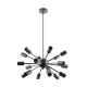 Suspensie MANDI A8181-18-MBK Zumaline E27, Negru, Polonia