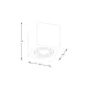 Downlight Aplicat QUARDIP SL ACGU10-160-N Zumaline GU10, Alb, Polonia