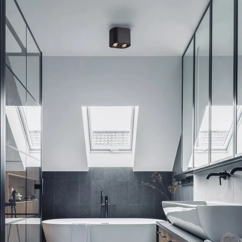 Downlight Aplicat RONDOC ACGU10-191-N Zumaline GU10, Negru, Polonia