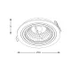 Downlight Incastrat CHUCK ARGU10-055-N Zumaline GU10, Negru, Polonia