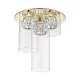 Lustra Plafon GEM C0389-03F-F7AC Zumaline LED, Auriu, Polonia