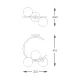 Lustra Plafon MOLECULE C0454-03Q-F7AA Zumaline G9, Auriu, Polonia
