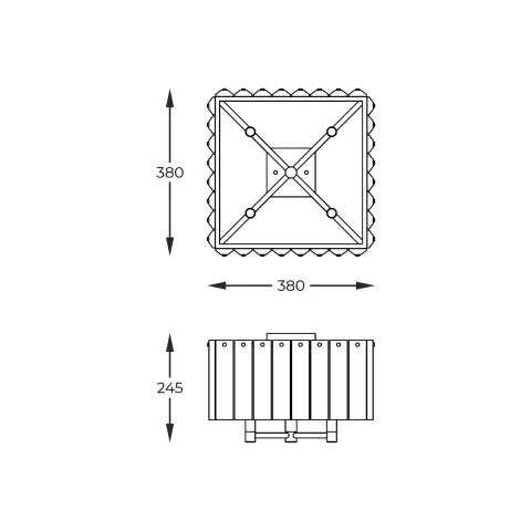Candelabru PALACE C0523-04A-U8AC Zumaline G9, Auriu, Polonia