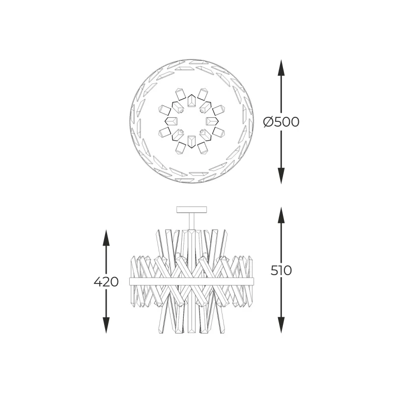 Lustra Plafon CONSTANTINOPLE  C0567-08C-7GAC Zumaline G9, Auriu, Polonia