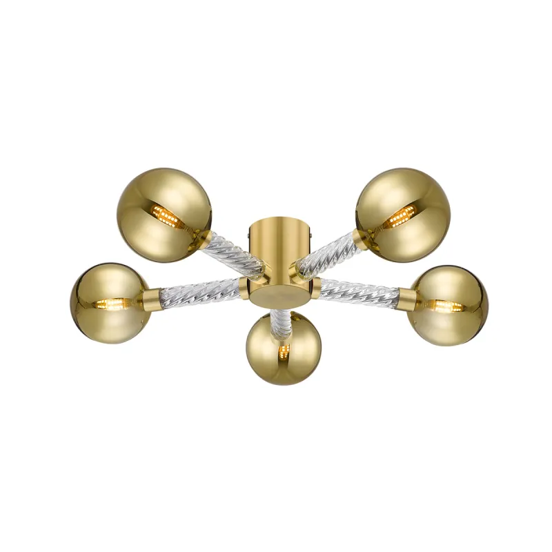 Lustra Plafon MIDA C0583-05C-2GHF Zumaline G9, Alama, Polonia