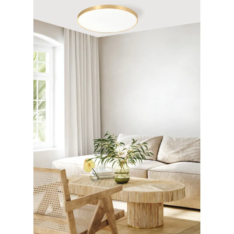 Plafoniera SIERRA CL12100009-GD Zumaline LED, Auriu, Polonia