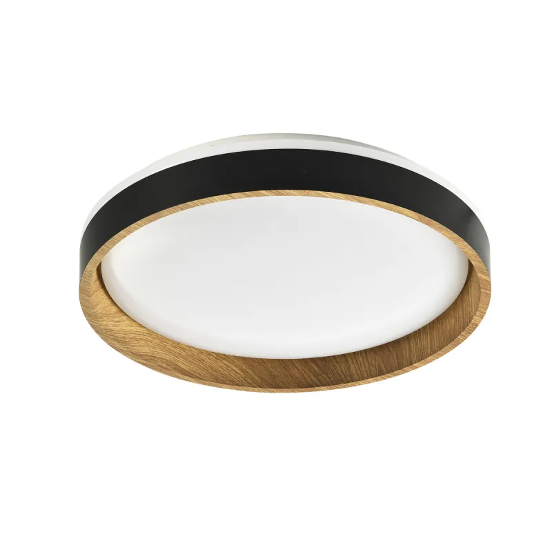 Plafoniera BOIS CL2204003-390MBWT Zumaline LED, Negru, Polonia
