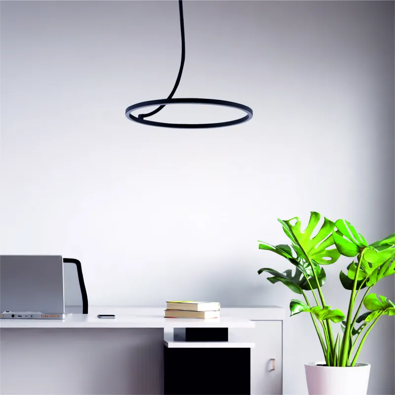 Suspensie CORIT E82907-01 Zumaline LED, Negru, Polonia