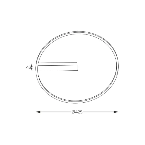 Plafoniera CORIT E82907-82 Zumaline LED, Negru, Polonia
