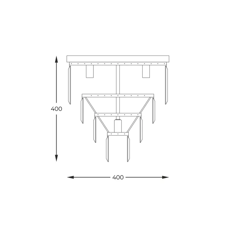 Lustra Plafon AMEDEO FC17106/4+1-CHR Zumaline E14, Crom, Polonia