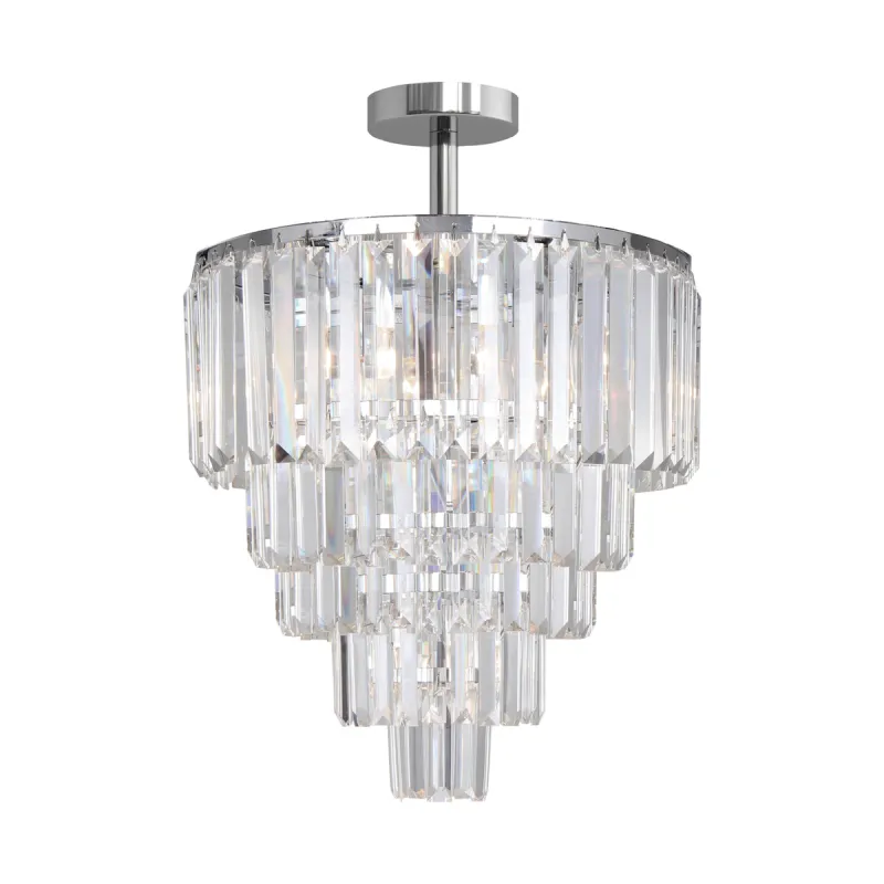 Candelabru AMEDEO FC17106/6+3+1-CHROME+CL Zumaline E14, Crom, Polonia