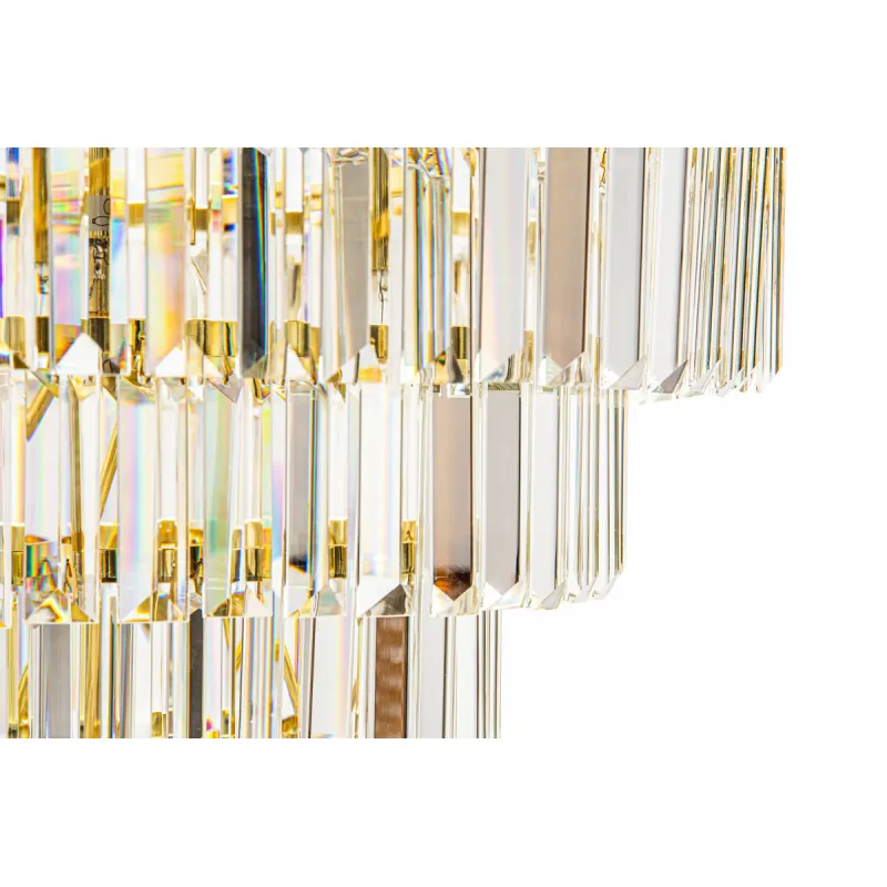 Candelabru AMEDEO FC17106/6+3+1-GOLD+CL Zumaline E14, Auriu, Polonia