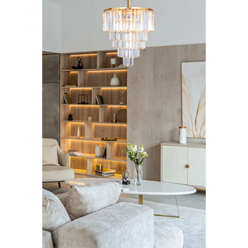 Candelabru AMEDEO FC17106/6+3+1-GOLD+CL Zumaline E14, Auriu, Polonia