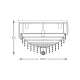 Candelabru CHARLOTTE FC19003/7 Zumaline E14, Auriu, Polonia