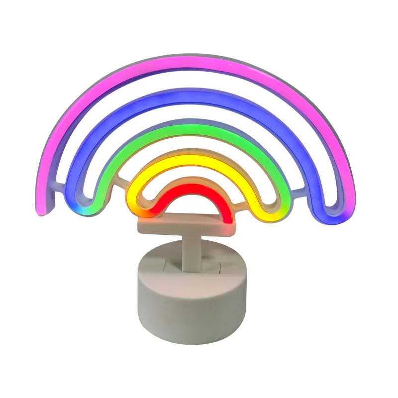 Lampa Decorativa NEON RAINBOW LED FM-NB04 Zumaline LED, Roz, Polonia