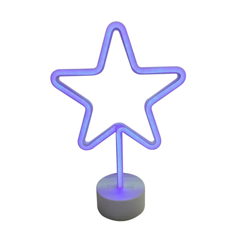 Lampa Decorativa  NEON STAR LED FM-NB20 Zumaline LED, Alb, Polonia