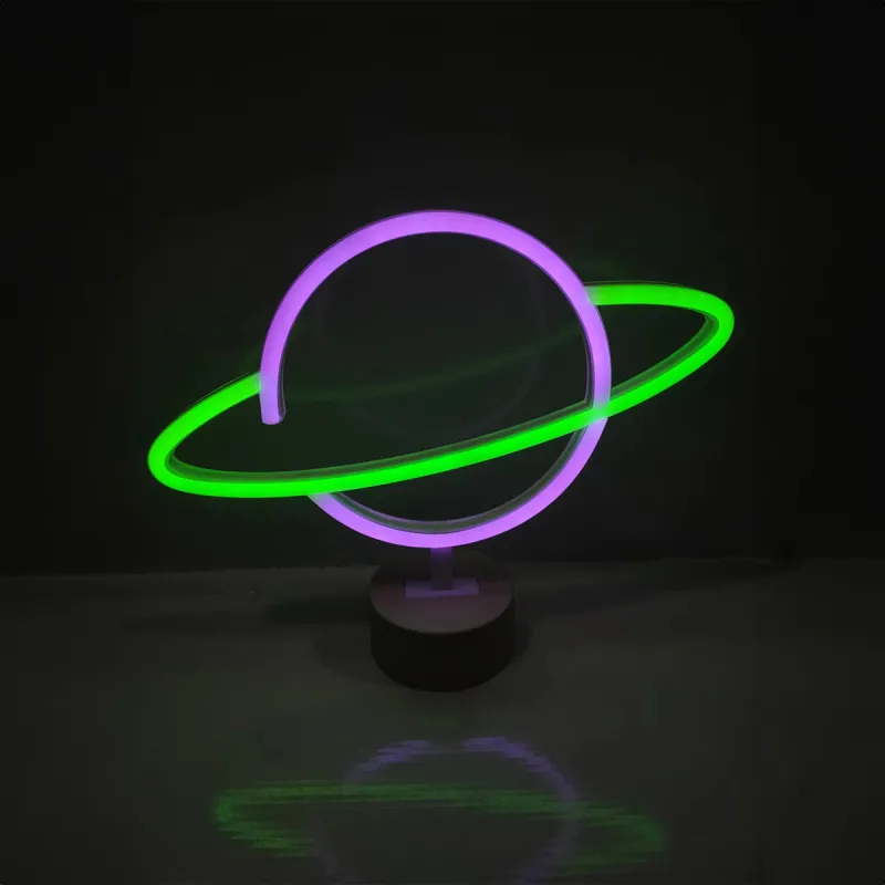 Lampa Decorativa NEON PLANET LED FM-NB21 Zumaline LED, Polonia