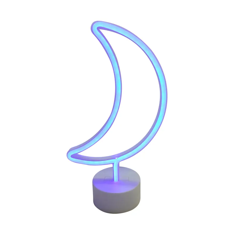 Lampa Decorativa NEON MOON LED FM-NB27 Zumaline LED, Alb, Polonia