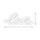 Lampa Decorativa NEON LOVE LED FM-WN01 Zumaline LED, Roz, Polonia