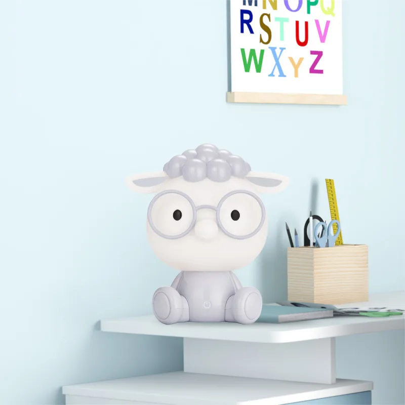 Veioza Copii SHEEP KDR-612-GR Zumaline LED, Gri, Polonia