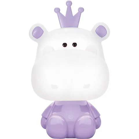 Veioza Copii HIPPO KDR-613B-PE Zumaline LED, Polonia