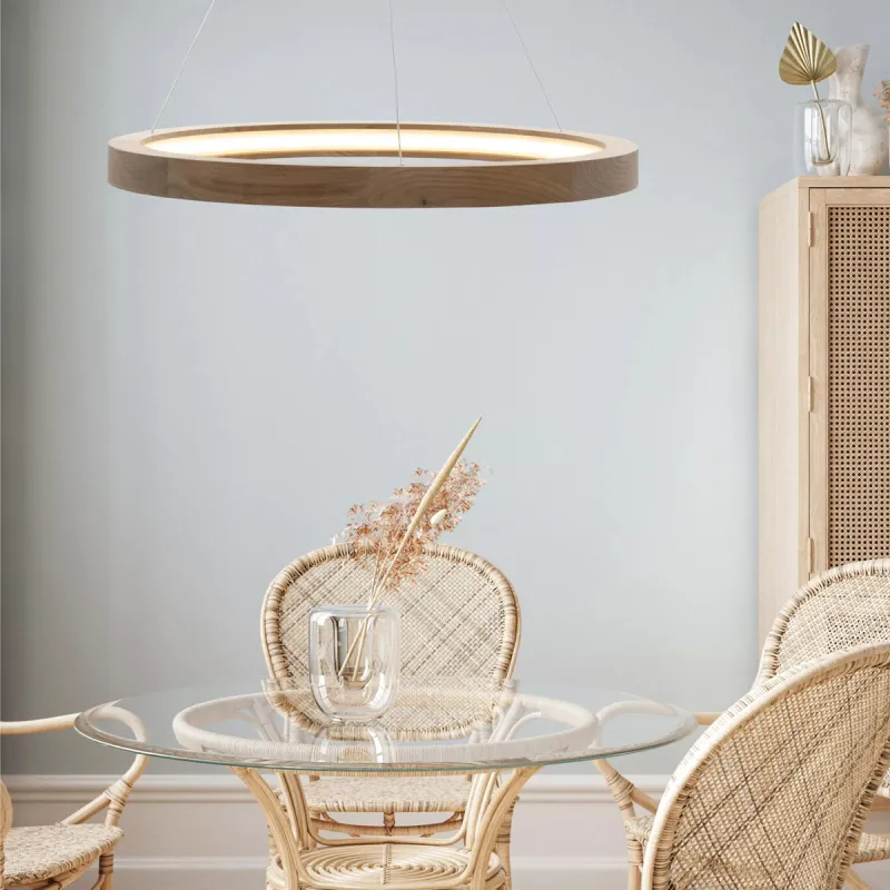 Suspensie OAK LA0785 Zumaline LED, Lemn, Polonia