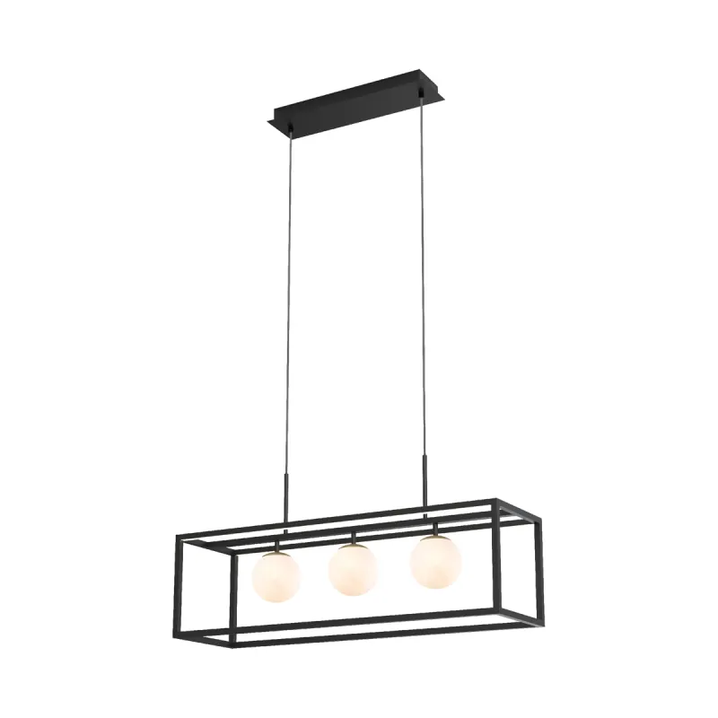 Suspensie PIRO MD3115-3-3BT Zumaline G9, Negru, Polonia