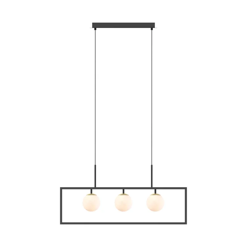Suspensie PIRO MD3115-3-3BT Zumaline G9, Negru, Polonia