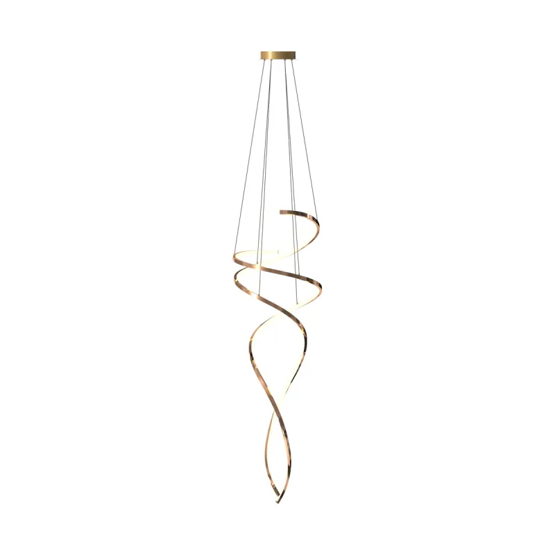 Suspensie COCO MD3127-2M-3GT Zumaline LED, Auriu, Polonia