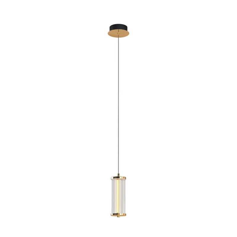 Pendul CALLY MD3147-1A-3GT Zumaline LED, Auriu, Polonia