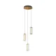 Suspensie CALLY MD3147-3A-3GT Zumaline LED, Auriu, Polonia