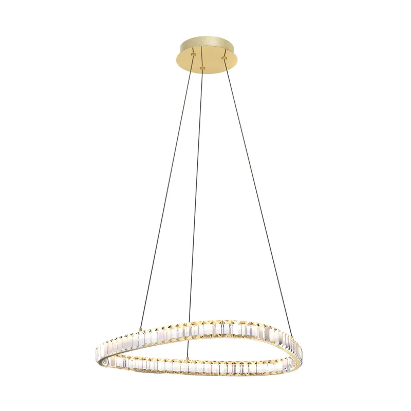 Suspensie ATHESA MD3169-1-3GT Zumaline LED, Auriu, Polonia