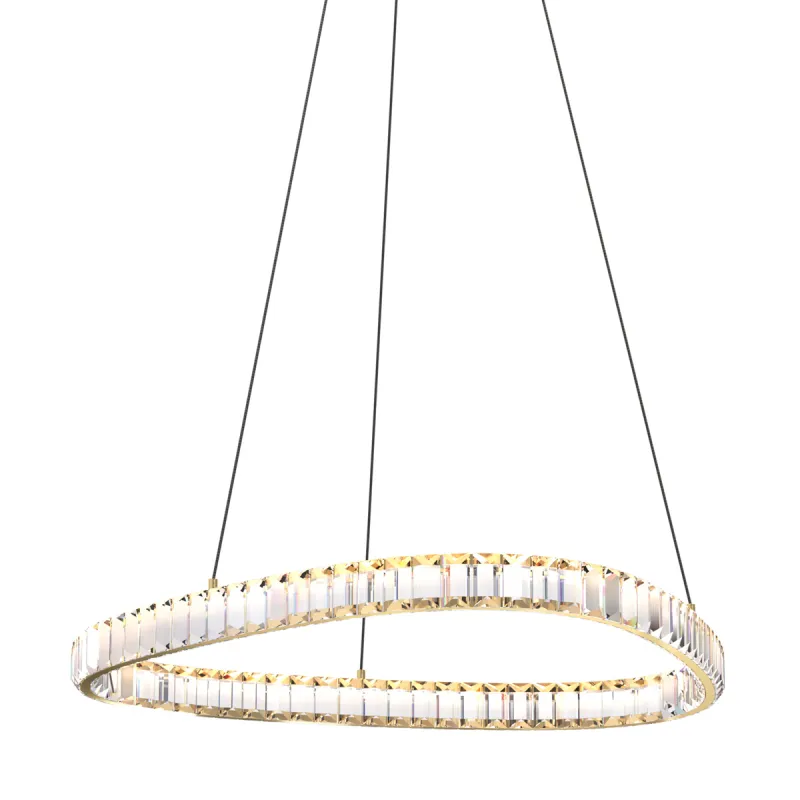 Suspensie ATHESA MD3169-1-3GT Zumaline LED, Auriu, Polonia