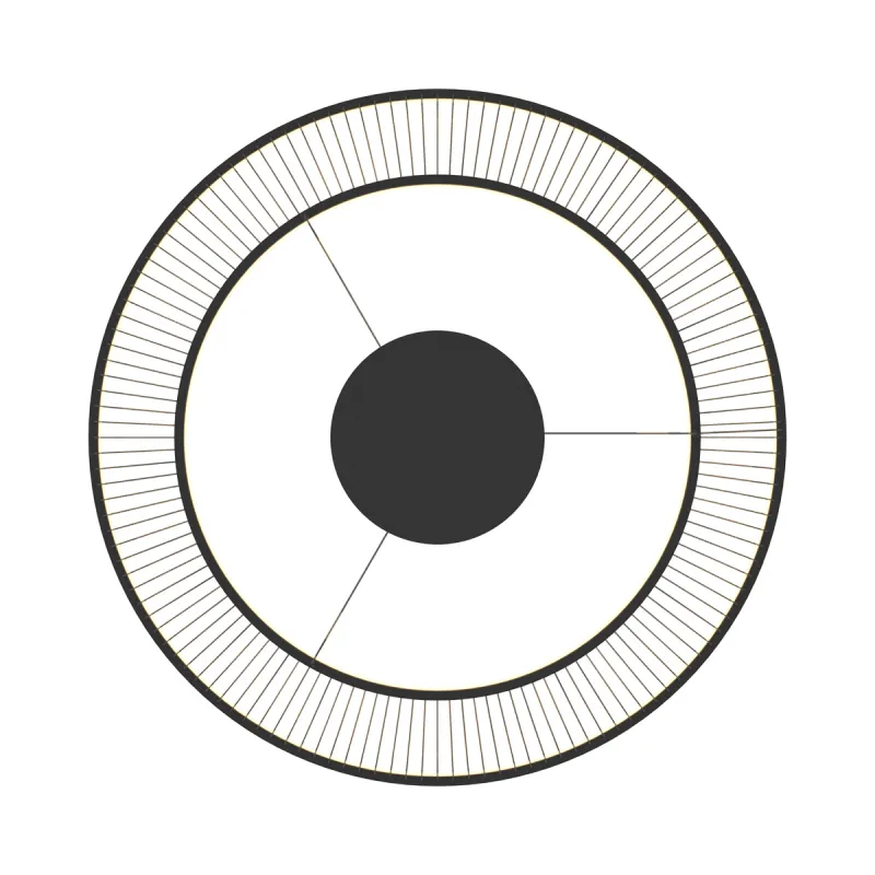 Suspensie BALU MD3328-2M-3BT Zumaline LED, Negru, Polonia