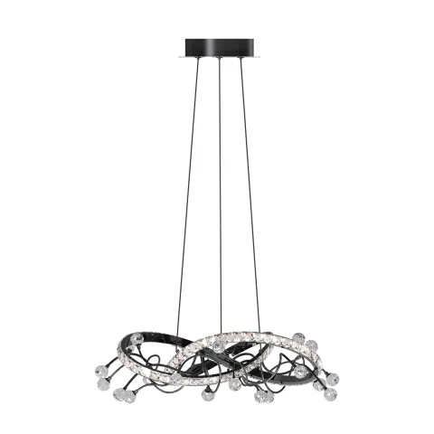 Suspensie MAIA MD3481-1S-3BCT Zumaline LED, Negru, Polonia