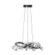 Suspensie MAIA MD3481-1S-3BCT Zumaline LED, Negru, Polonia