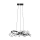 Suspensie MAIA MD3481-1S-3BCT Zumaline LED, Negru, Polonia
