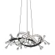 Suspensie MAIA MD3481-1S-3BCT Zumaline LED, Negru, Polonia