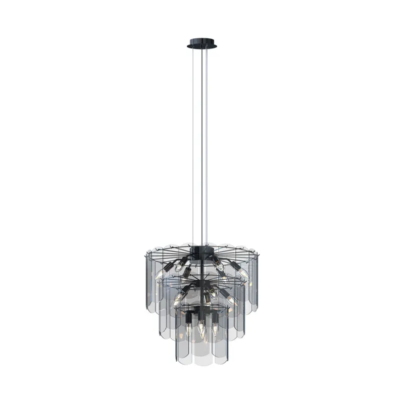 Pendul NIRA MD3523-14L-EBCN Zumaline E14, Negru, Polonia