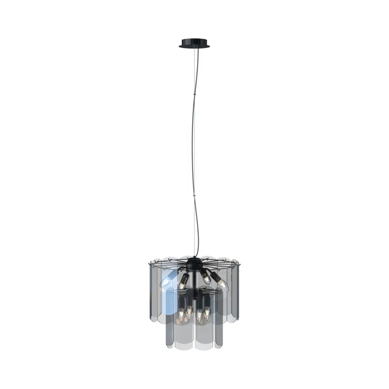 Pendul NIRA MD3523-8M-EBCN Zumaline E14, Negru, Polonia