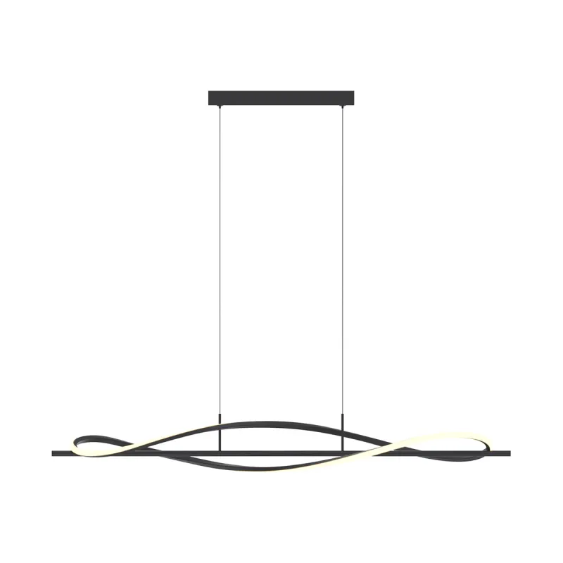 Suspensie DOMENICO MD3544-1-3BT Zumaline LED, Negru, Polonia