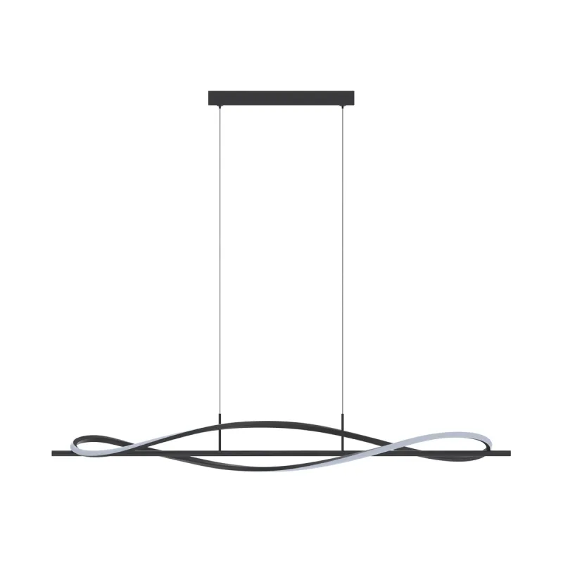 Suspensie DOMENICO MD3544-1-3BT Zumaline LED, Negru, Polonia