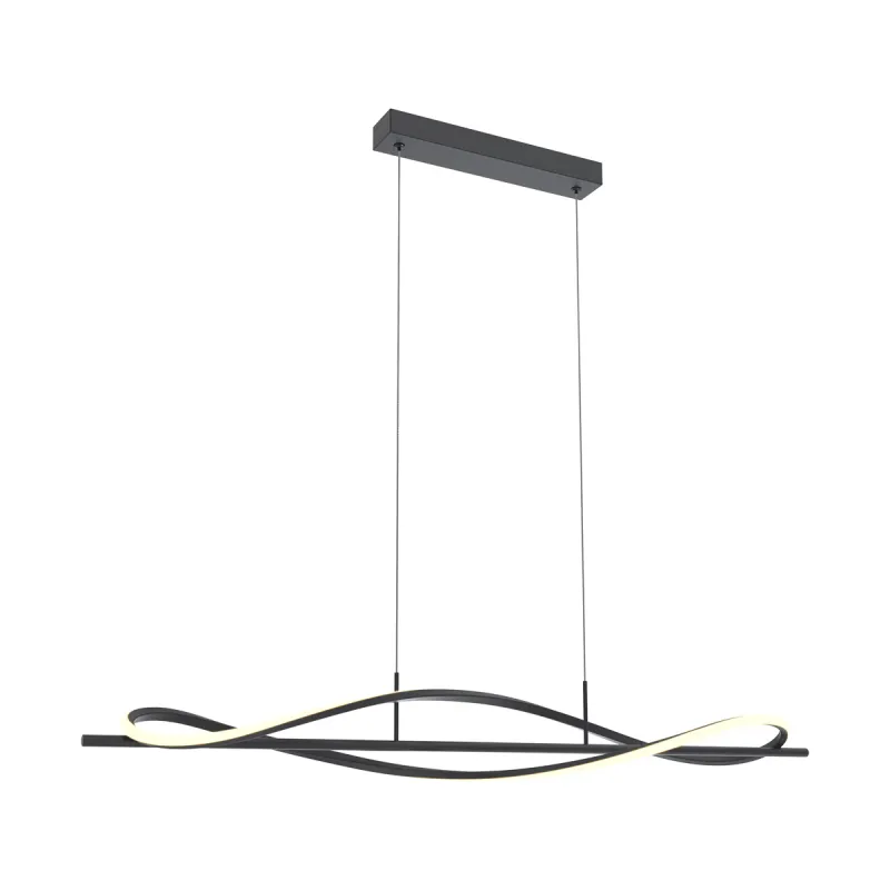 Suspensie DOMENICO MD3544-1-3BT Zumaline LED, Negru, Polonia