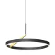 Suspensie MALU MD3689-1M-3BGT Zumaline LED, Negru, Polonia