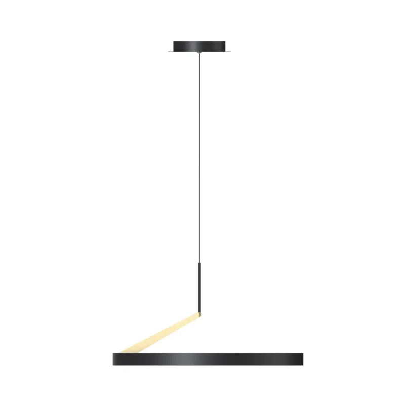 Suspensie MALU MD3689-1M-3BGT Zumaline LED, Negru, Polonia