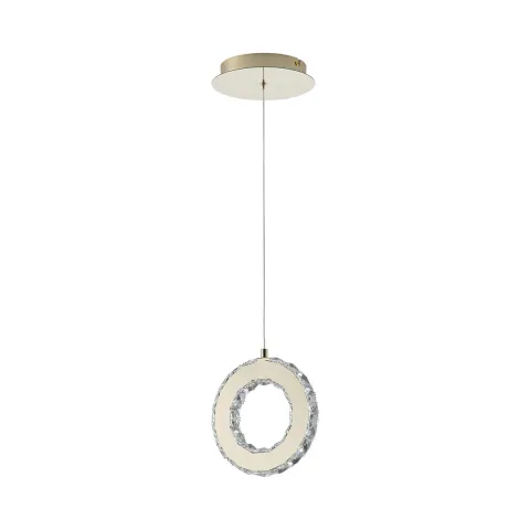 Pendul GIRONA MD3713-1-3GT Zumaline LED, Auriu, Polonia