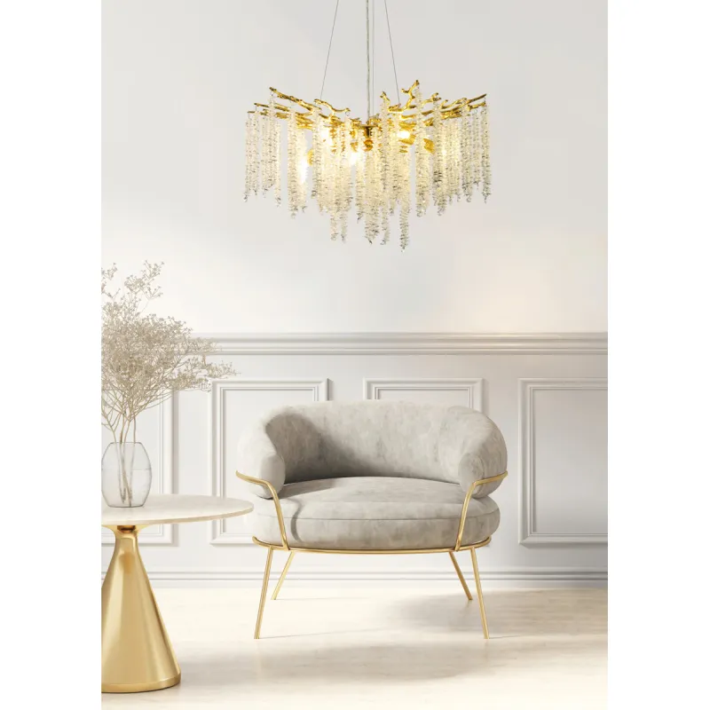 Candelabru DIJON MD3720-1-EGN Zumaline G9, Auriu, Polonia