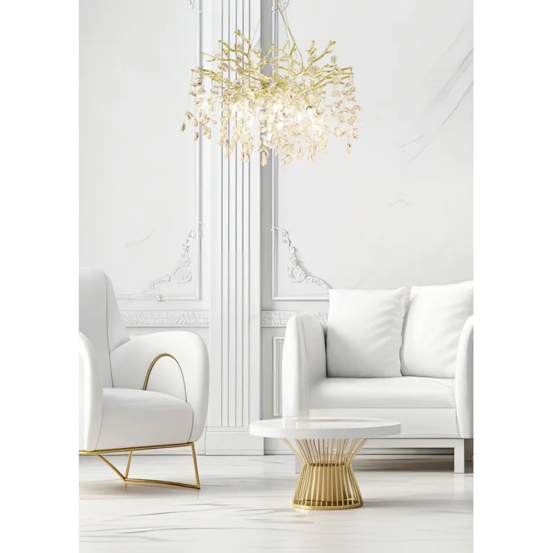 Candelabru CINDY MD4115-1-EGN Zumaline G9, Auriu, Polonia